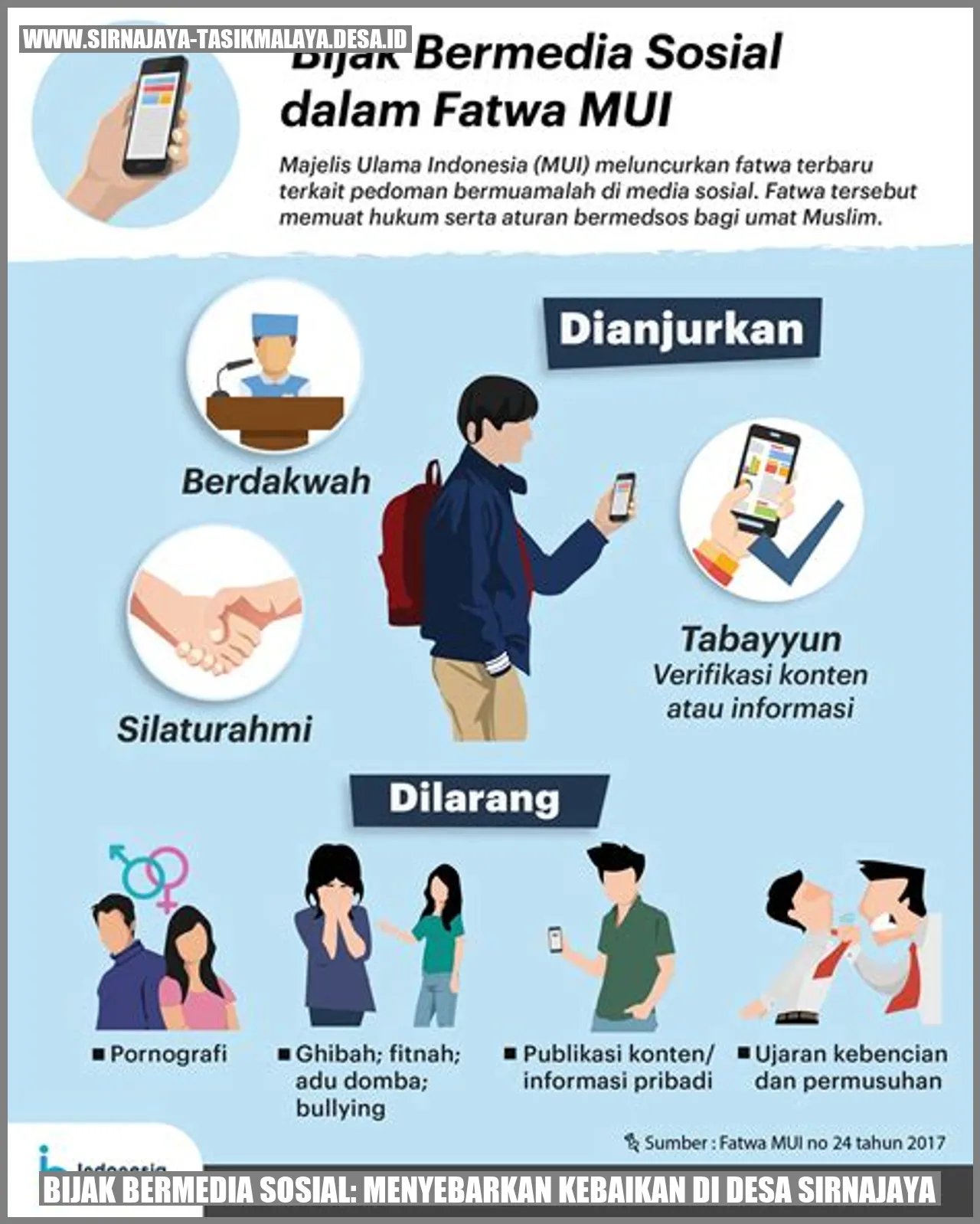 Bijak Bermedia Sosial: Menyebarkan Kebaikan di Desa Sirnajaya