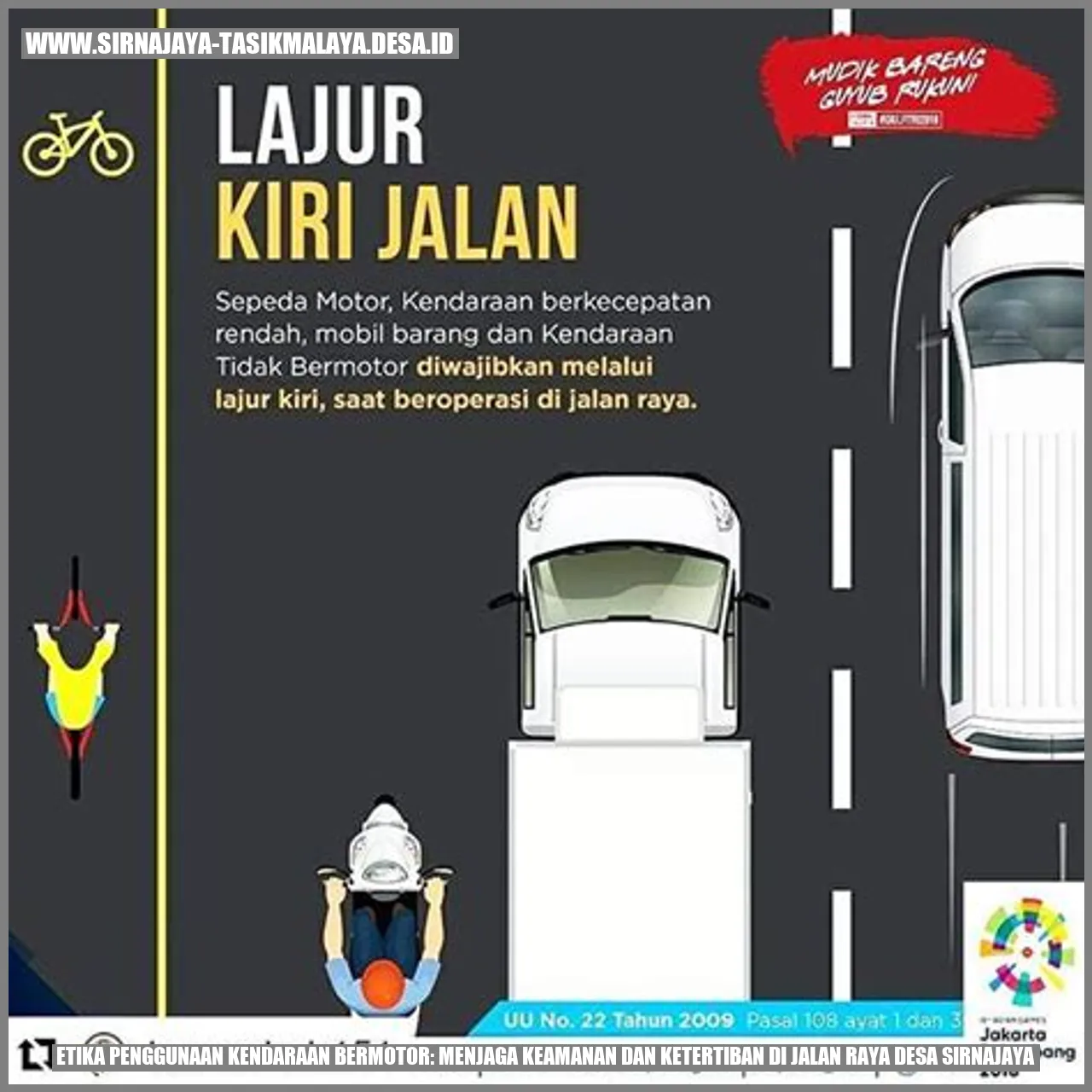 Etika Penggunaan Kendaraan Bermotor: Menjaga Keamanan dan Ketertiban di Jalan Raya Desa Sirnajaya