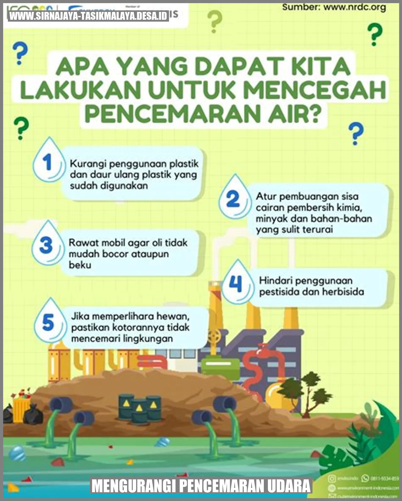 Mengurangi Pencemaran Udara