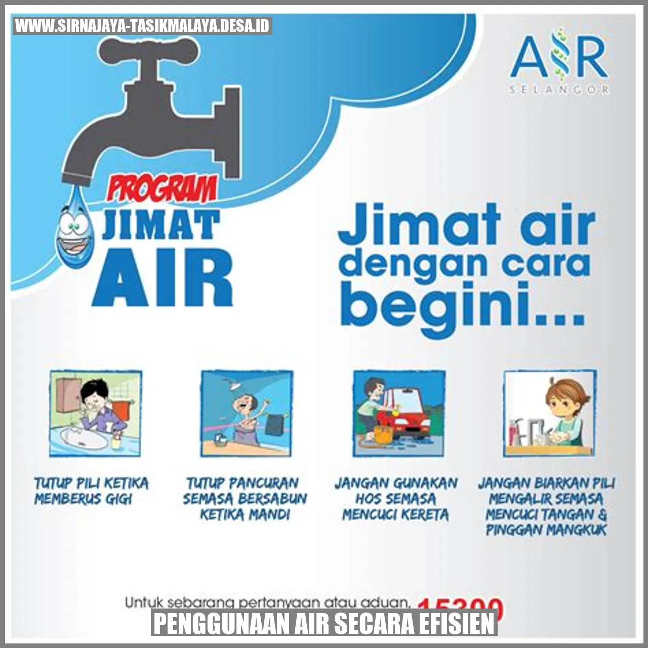 Penggunaan Air secara Efisien