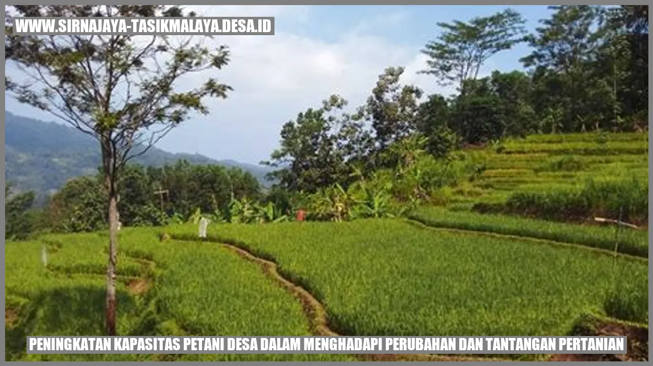 Peningkatan Kapasitas Petani Desa dalam Menghadapi Perubahan dan Tantangan Pertanian
